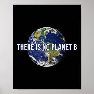 There Is No Planet B Climate Protection Poster