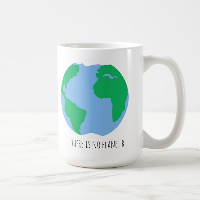 There is no Planet B - Earth  Coffee Mug (Right)