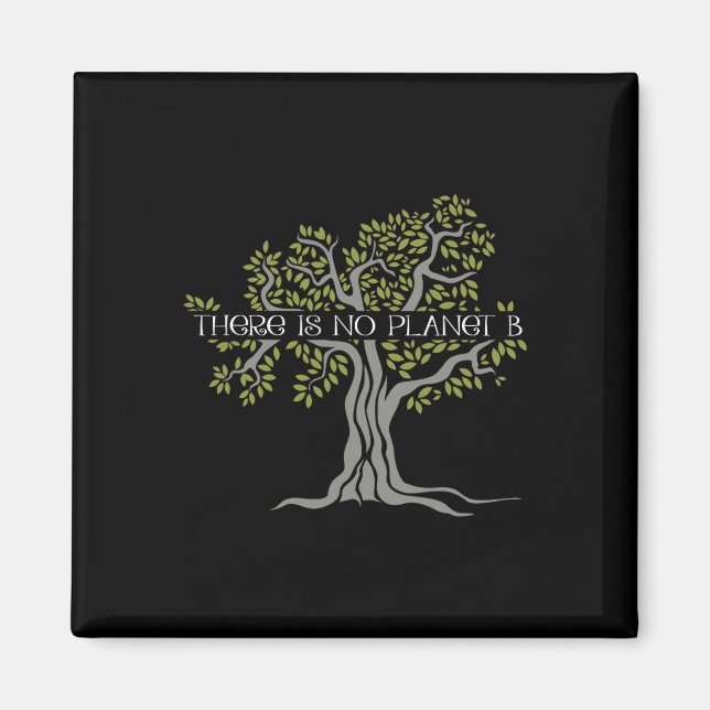 There Is No Planet B Earth Day 4  Magnet (Front)