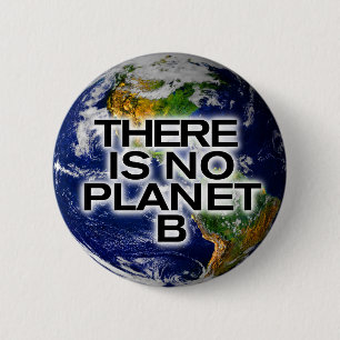 There is no Planet B Environment Awareness Button