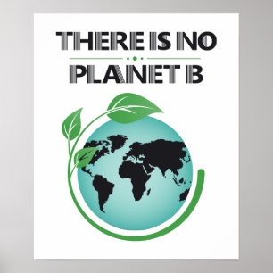 There Is No Planet B Environmental Awareness Poster