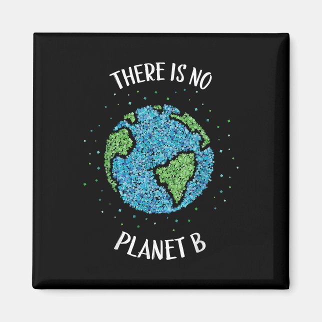 There Is No Planet B Environmental Climate Earth C Magnet (Front)