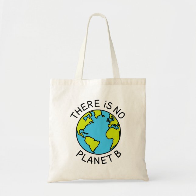 There Is No Planet B Environmental Concept2 Tote Bag (Front)
