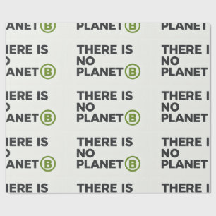 There Is No Planet B Environmentalist Wrapping Paper