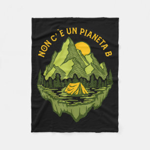 There Is No Planet B Mother Earth Environmental Pr Fleece Blanket