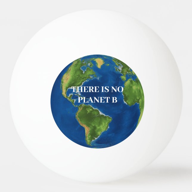 There Is No Planet B Ping Pong Ball (Front)