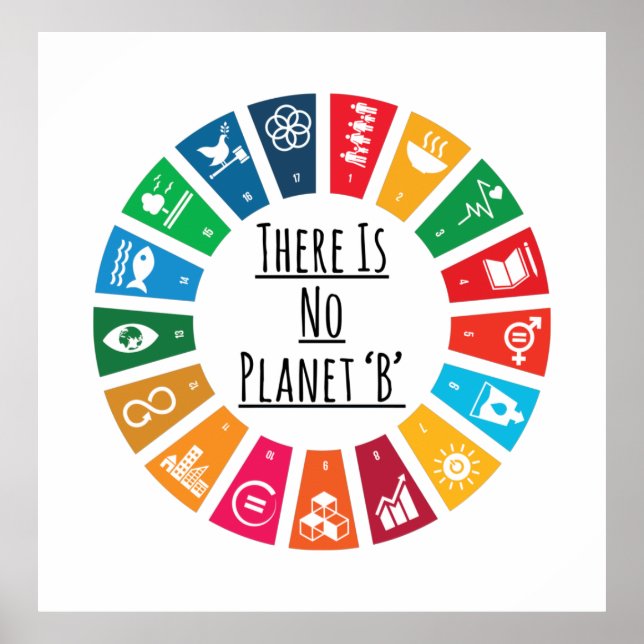 "There Is No Planet B" Poster (Front)