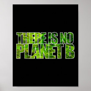 There Is No Planet B T Shirt Climate Protection Poster