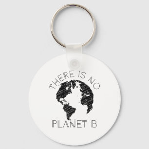 There Is No Planet B World Against Global Warming  Key Ring