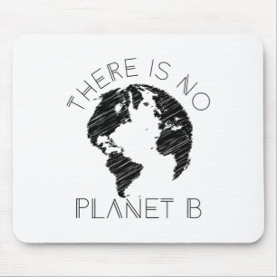 There Is No Planet B World Against Glol Warming Mouse Pad