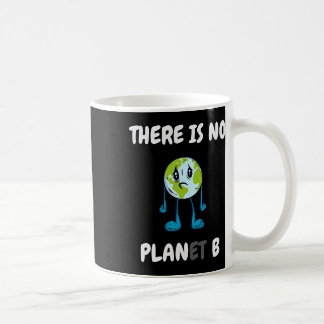 There Is No Planet (plan) B - Climate Change Activ Coffee Mug (Right)
