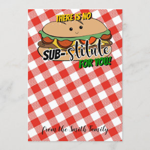There is no Substitute for you gift card holder