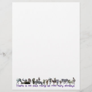 There is no such thing as too many donkeys!