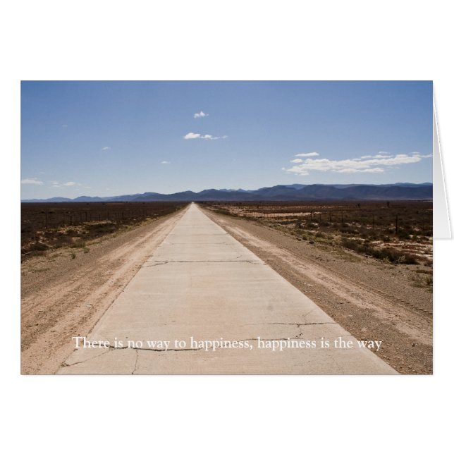 There is no way to happiness (Front Horizontal)