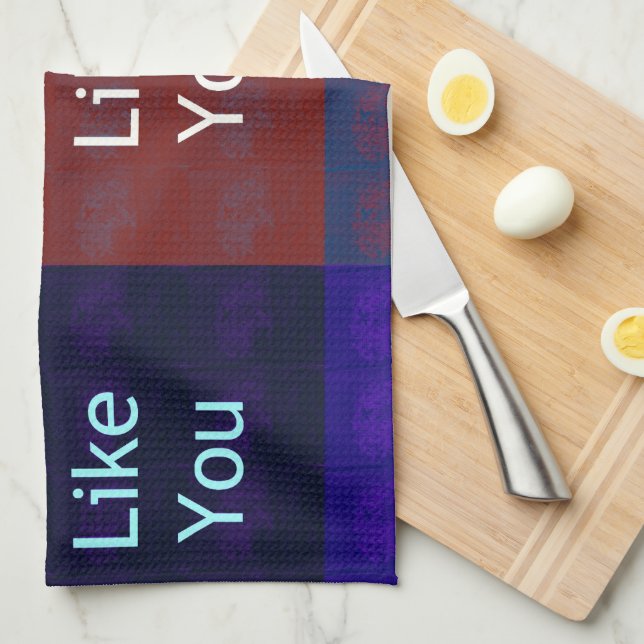 There Is None Like You: Mosaic Grid Kitchen Wear Tea Towel (Quarter Fold)