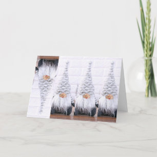 **THERE IS ONE IN EVERY CROWD** FUNNY GNOME HOLIDAY CARD