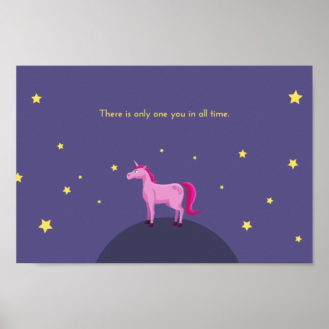 There is only one you in all time poster (Front)