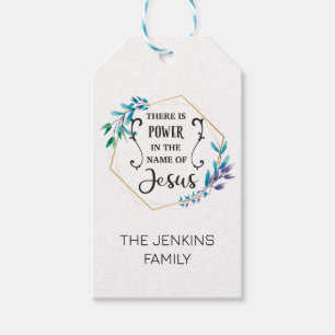 There is Power in the Name of Jesus  Gift Tags