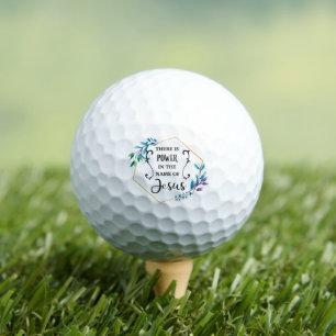 There is Power in the Name of Jesus  Golf Balls