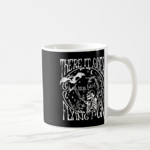 There It Goes My Last Flying Fck Skeletons Funny H Coffee Mug