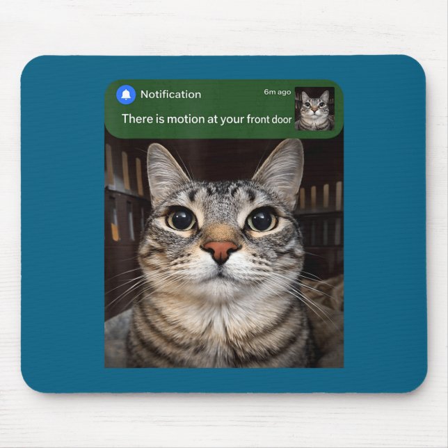There Motion Your Front Door Illustration Mouse Pad (Front)