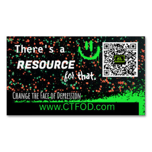 “There’s a Resource for That” – CTFOD Magnetic Magnetic Business Card