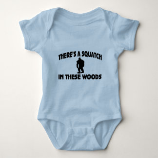 There’s A Squatch In These Woods Baby Bodysuit