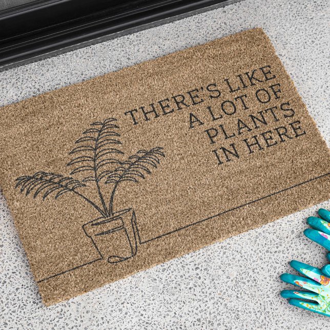 There’s Like A Lot Of Plants In Here Doormat (Creator Uploaded)