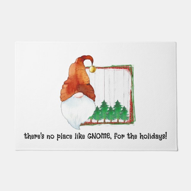 There’s no place like GNOME, for the holidays. Doormat (Front)