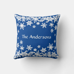 There’s Snow Place Like Home Family Snowflake Cushion