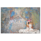 There She Sits Decoupage Tissue