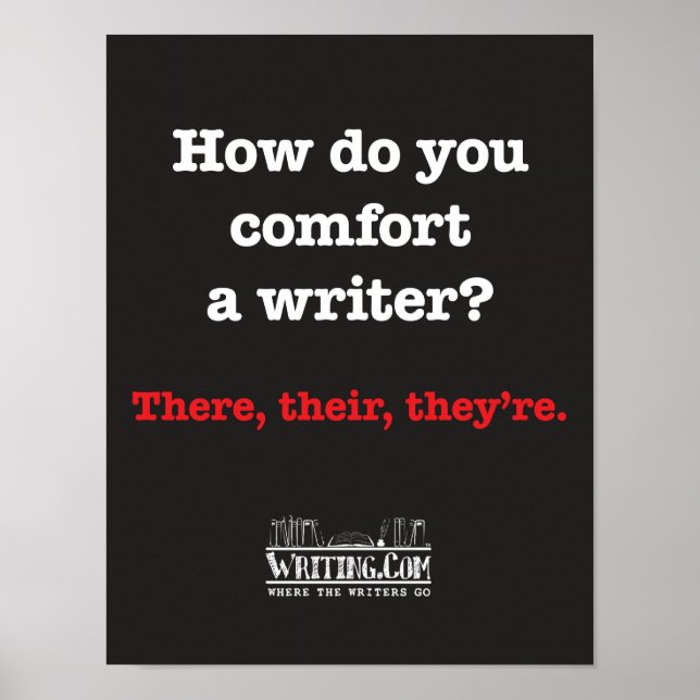 There, Their, They're Poster (Front)