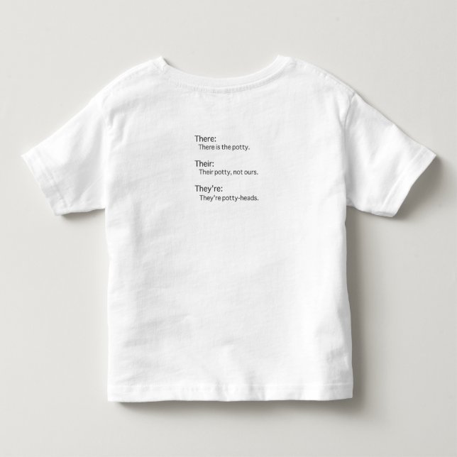 There Their They're Shirt (Back)