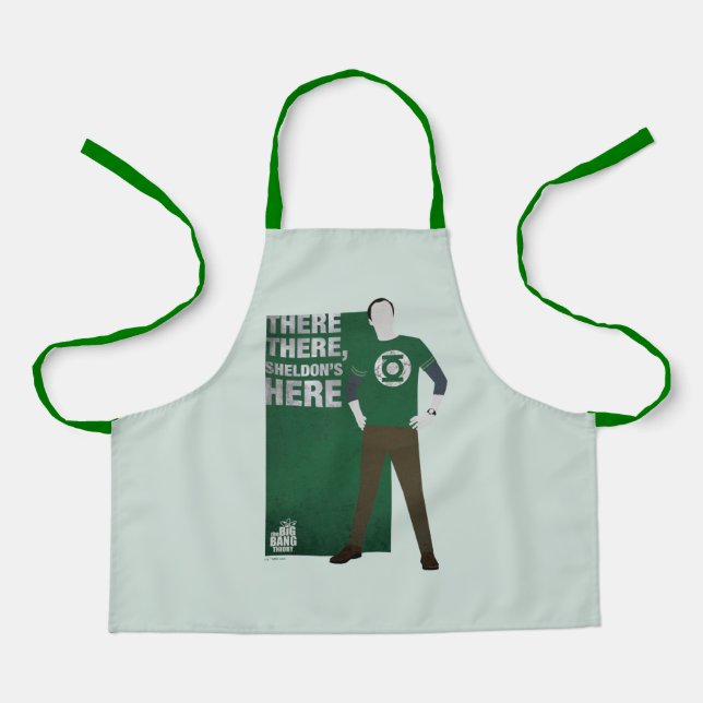 There There, Sheldon's Here Apron (Front)