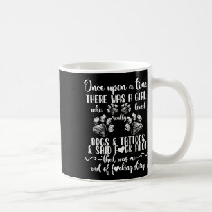 There Was A Girl Who Really Loved Dog & Tattoo Coffee Mug