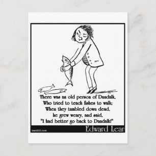 There was an old person of Dundalk Postcard