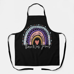There Was Jesus Christian Wating Searching Healing Apron