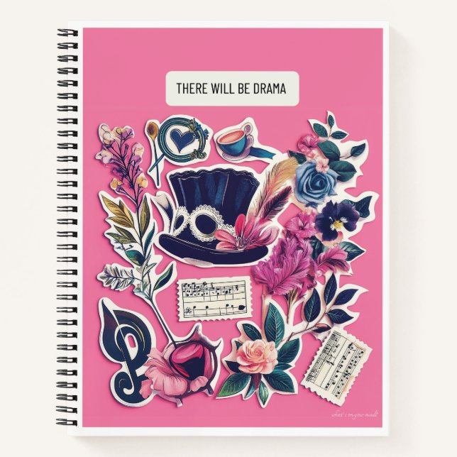 There Will Be Drama Notebook  (Front)
