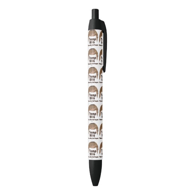 There Will Be Hell Toupee Black Ink Pen (Bottom (Vertical))