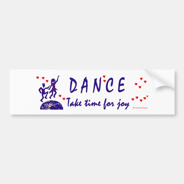 Therefore I Dance Bumper Sticker (Front)
