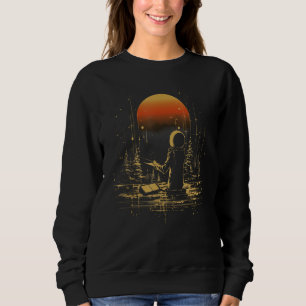 Theremin Christmas Music Retro Vintage Alien Astro Sweatshirt