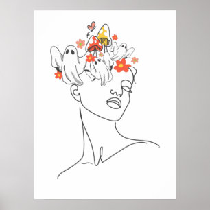 There're Ghosts Living Inside Of My Head Poster