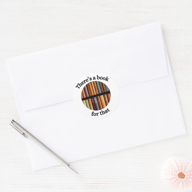 There's a book for that classic round sticker (Envelope)