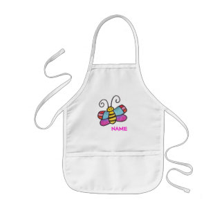There's A Butterfly on your Paint Smock! Kids Apron