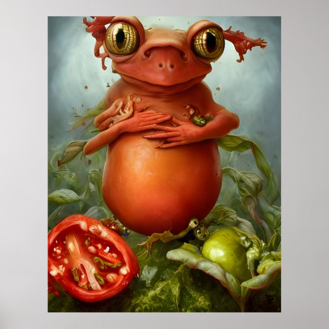 There's A Creature in my Salad Poster (Front)