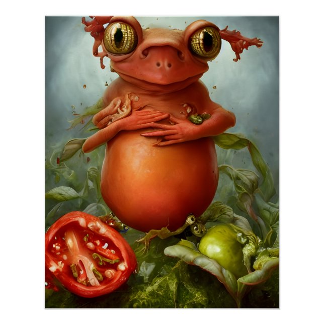 There's A Creature in my Salad Poster (Front)