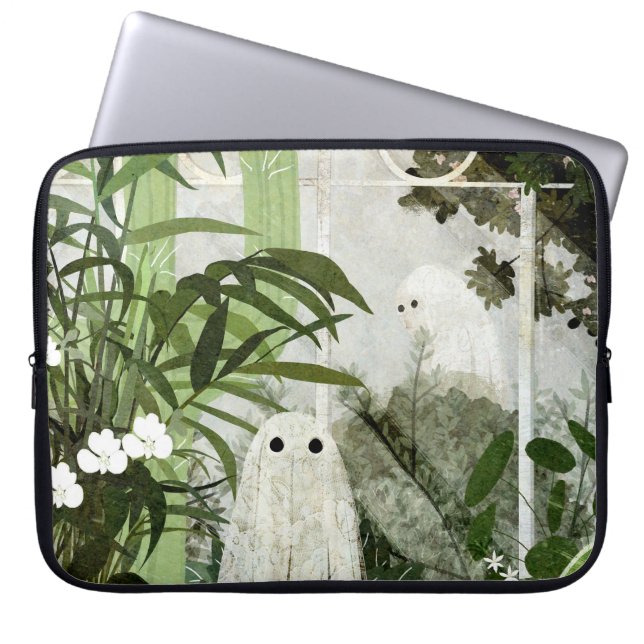 There's A Ghost In The Greenhouse Again... Laptop Sleeve (Front)