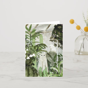There's A Ghost In The Greenhouse Again... Thank You Card