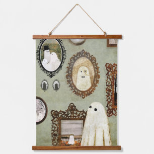 There's A Ghost In The Portrait Gallery Hanging Tapestry