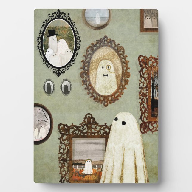 There's A Ghost In The Portrait Gallery Plaque (Front)